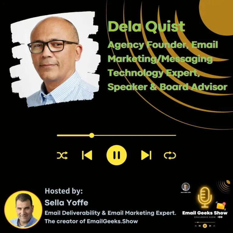 Dela Quist, Agency Founder, Email Marketing/Messaging Technology Expert, Speaker & Board Advisor