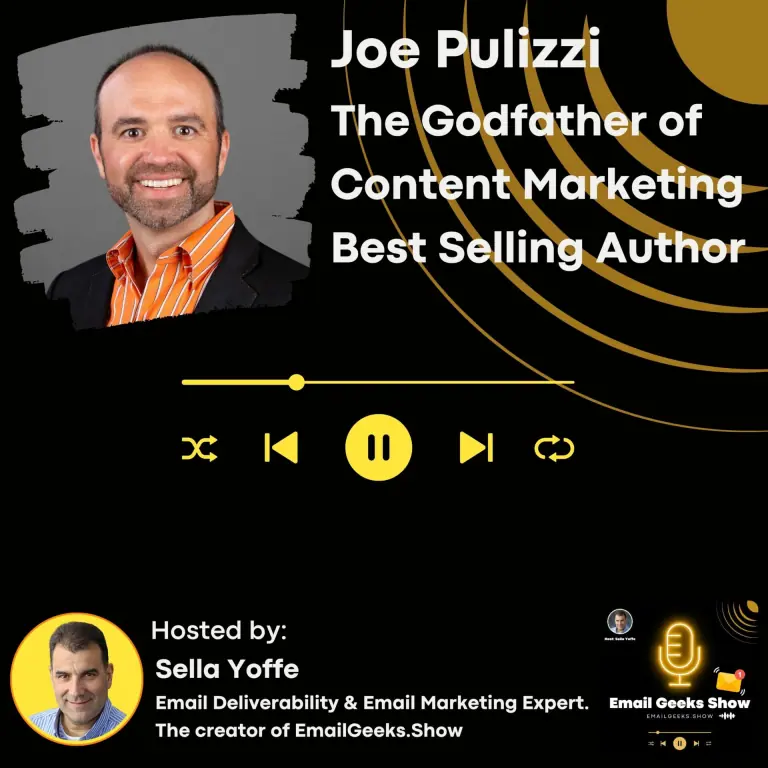 Joe Pulizzi – The Godfather of Content Marketing, entrepreneur, and bestselling author